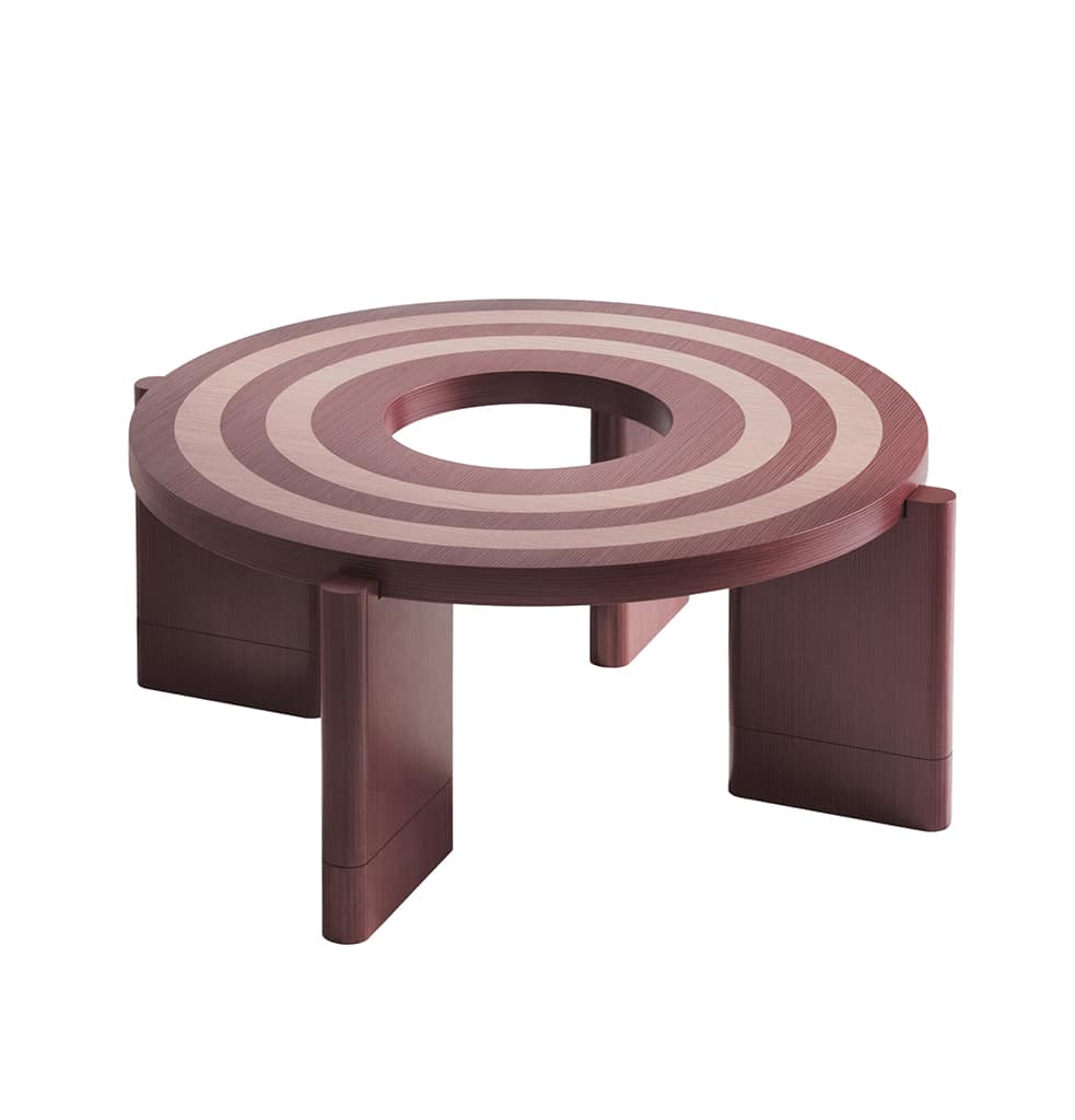 Loop Orta Sehpa Bordo